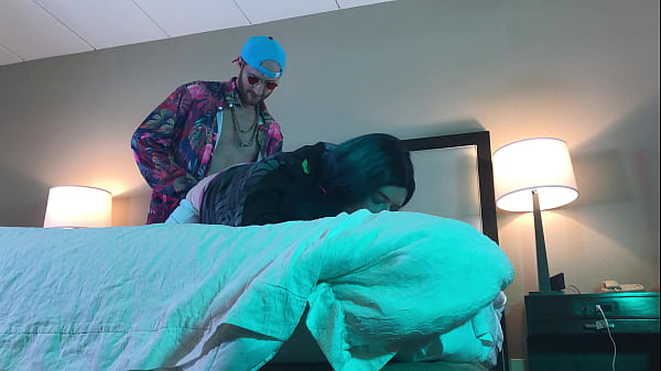 Rapper Fucks Trans Woman in Chastity Doggystyle